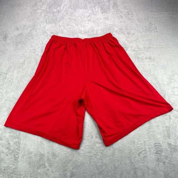 Vintage Kobe Bryant Nike Basketball Shorts Mens Extra Large XL Red Black Mamba - Picture 9 of 13